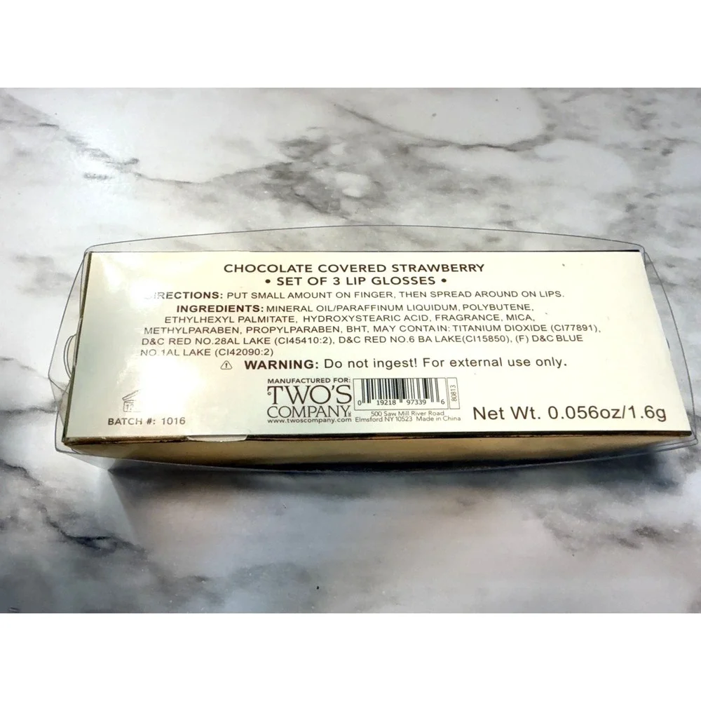 SUPER NEAT‎ 3 NIP CHOCOATE COVERED STRAWBERRY LIP GLOSS (2872)
